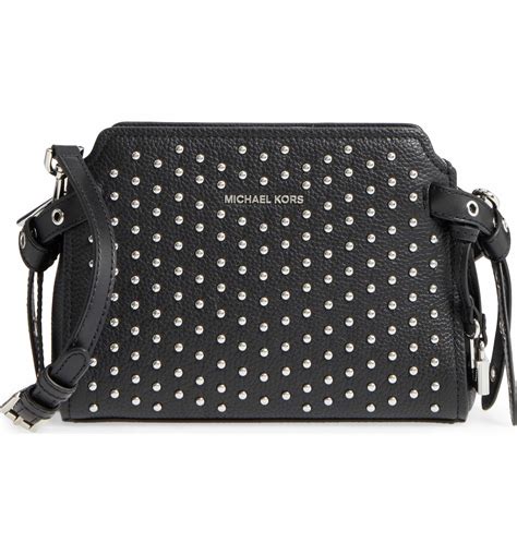 michael michael kors messenger nylon bag|Michael Kors studded crossbody bag.